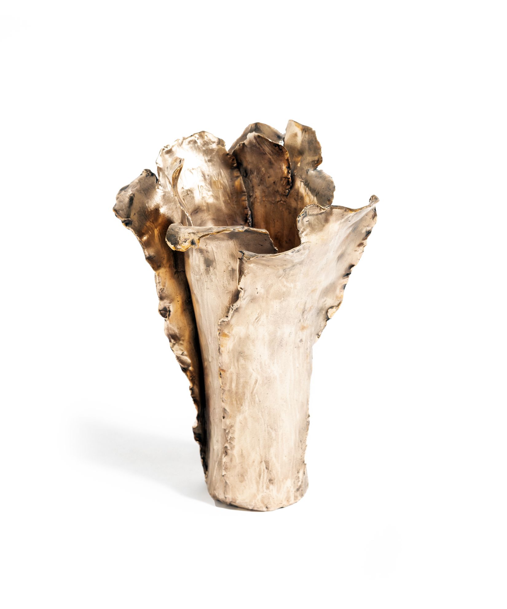 Nicole Eisenman Weed Holder bronze vase for Ringier