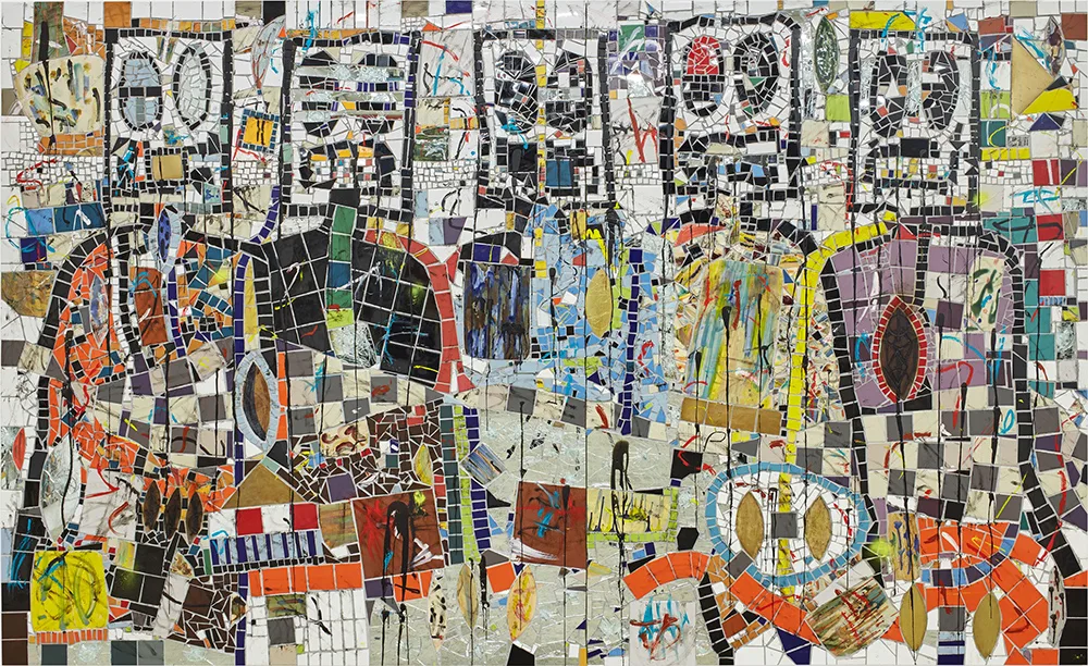 Rashid Johnson artwork in the Paul Thiers collection