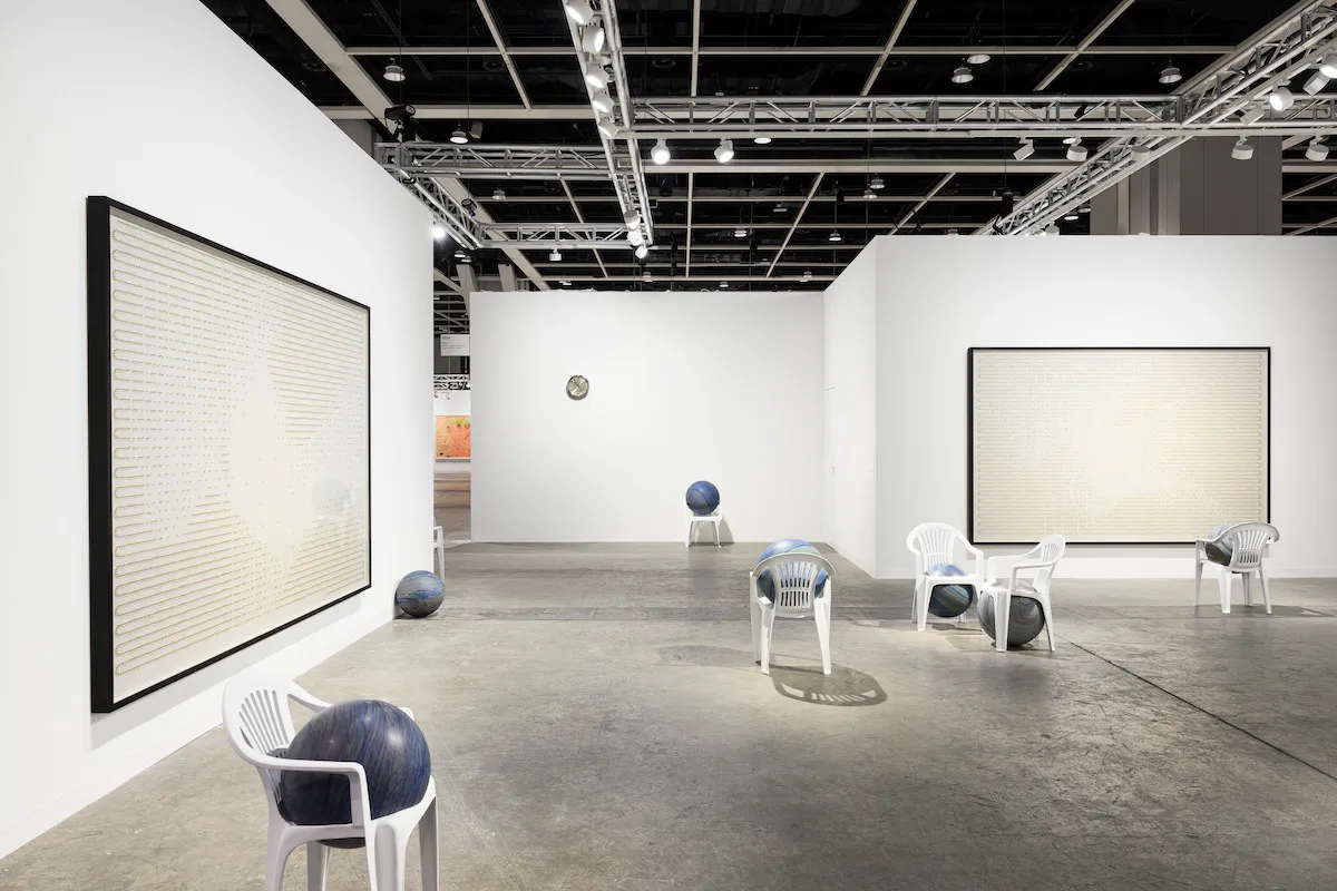 Major international gallery booth at Art Basel Hong Kong