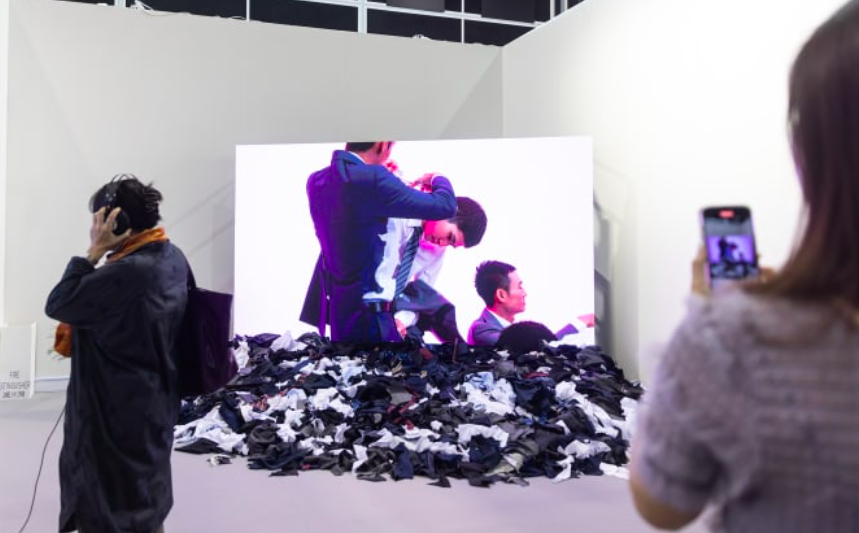 Discoveries sector emerging artist at Art Basel Hong Kong