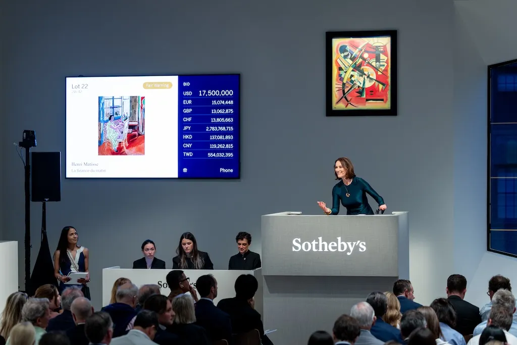 Global auction market during the 2024 art sales slowdown