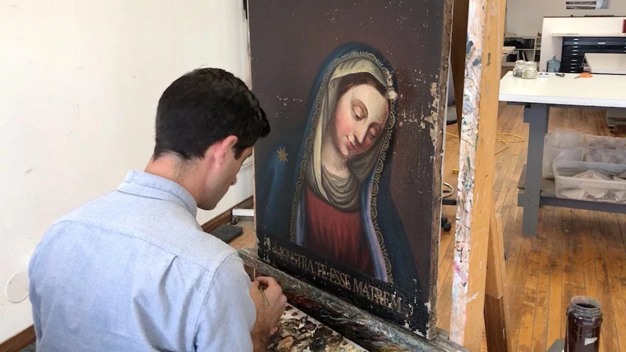 Provenance documents for an inherited artwork