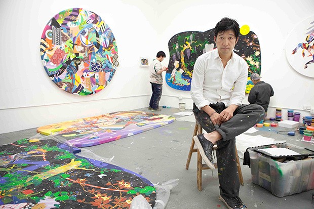 Tomokazu Matsuyama colorful contemporary painting