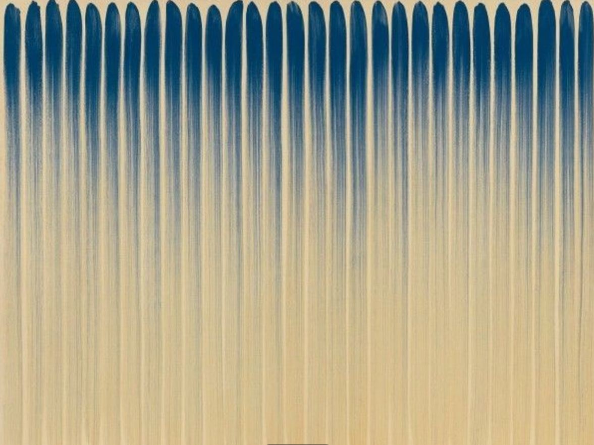 Lee Ufan Korean contemporary artwork in a private collection