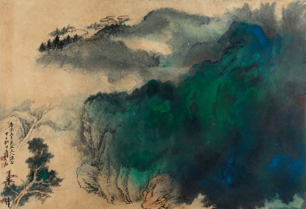 Zhang Daqian traditional Chinese painting from Cheng Shoutai early collecting interests