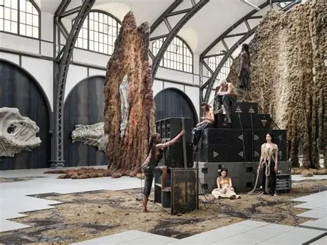 Klára Hosnedlová embroidery sculpture and installation artwork Klára Hosnedlová embroidery sculpture and installation artwork