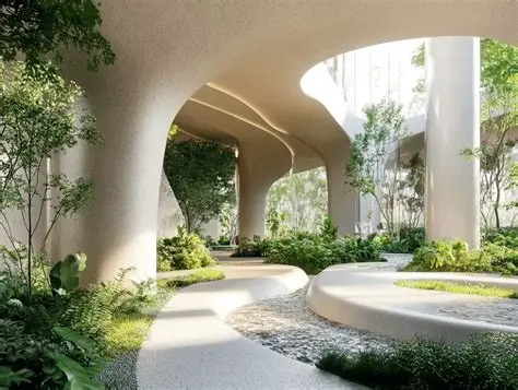 Contemporary art integrated into architecture and public space
