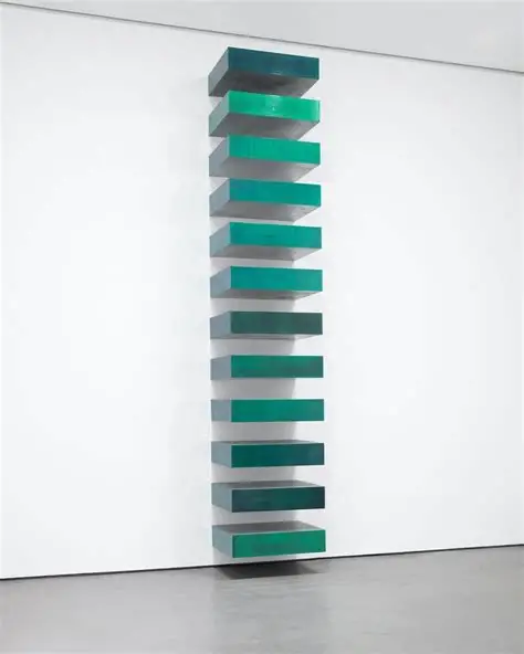 Donald Judd artwork in an international private collection