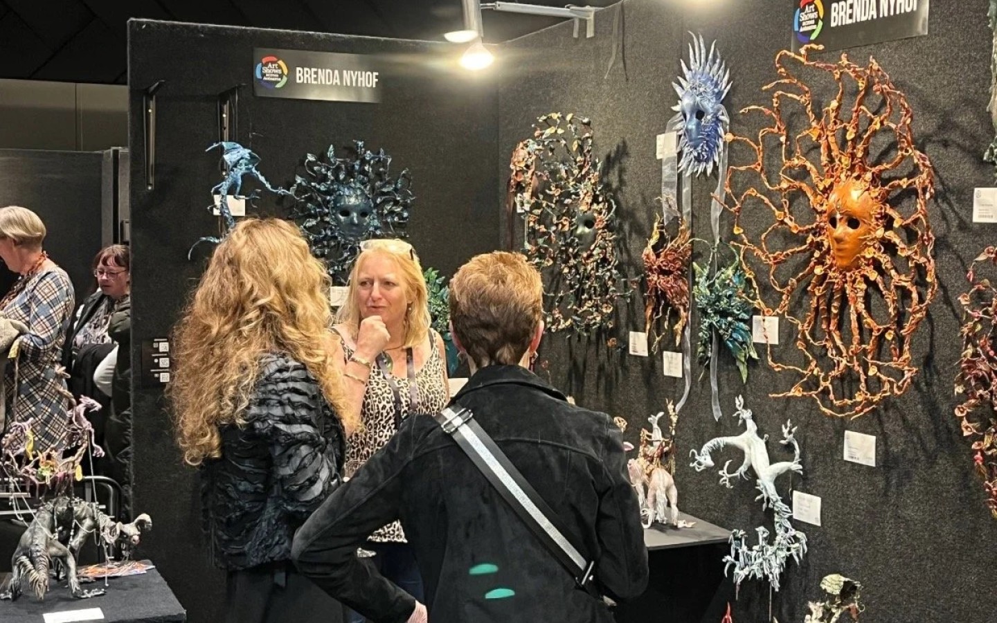 Christchurch Art Show 2026 — conversations at the artist’s stand