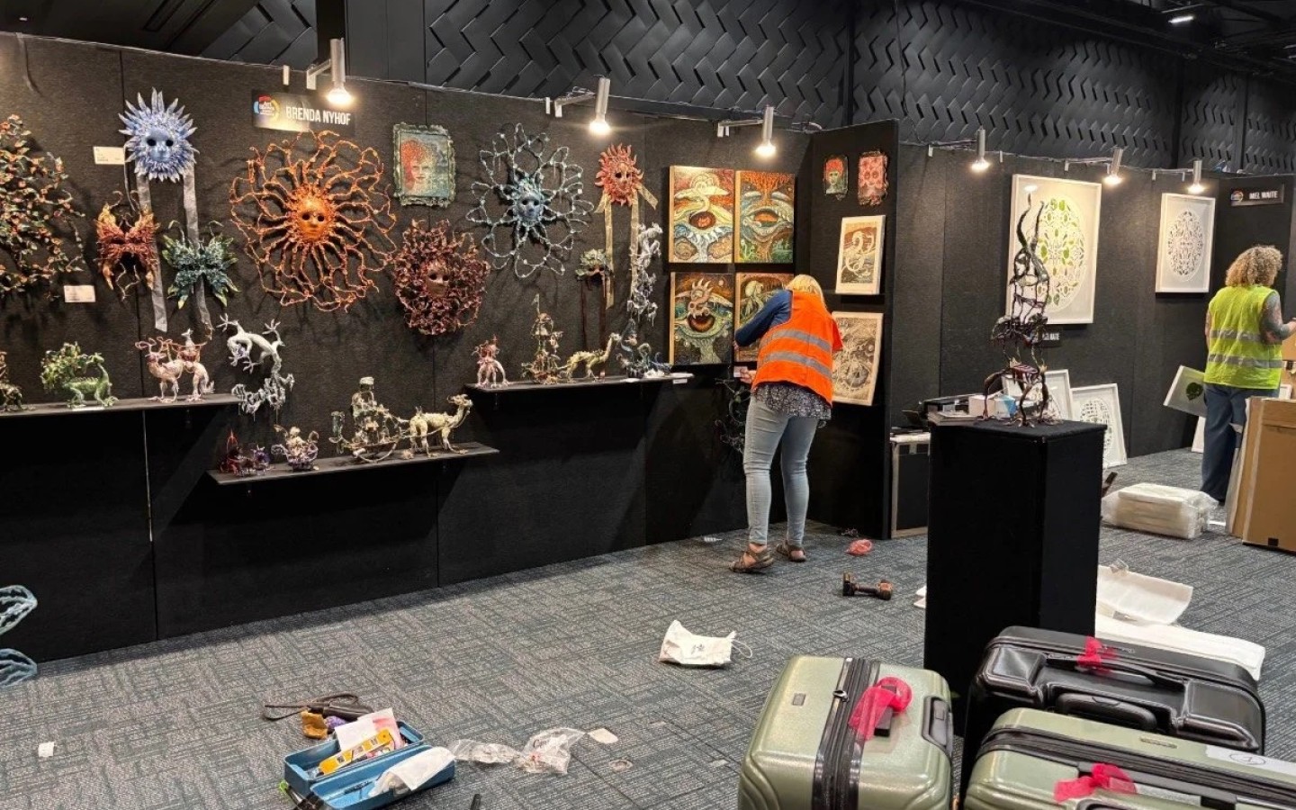 Christchurch Art Show 2026 — Brenda Nyhof’s stand installation