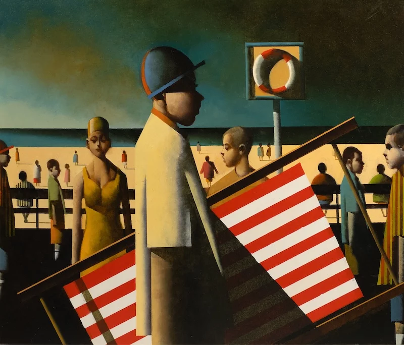 Stephen Mangan, Deckchair — Morningside Gallery, Battersea Autumn 2025 selection