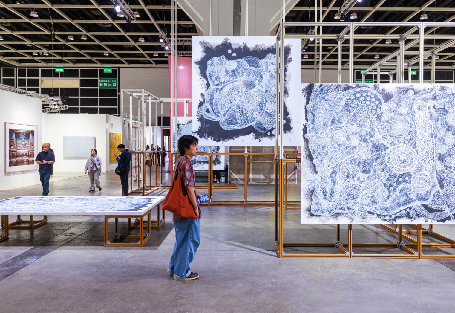 Tincuta Marin artwork at Galeria Plan B Art Basel Hong Kong