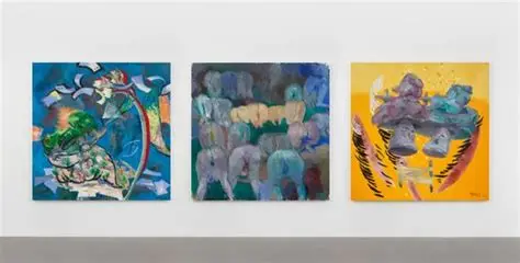 Huang Yuxing Vortex 2015 painting in Cheng Cheng collection