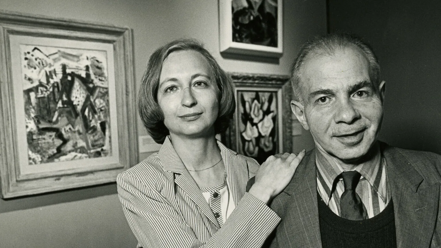 Herb and Dorothy Vogel collectors of Conceptual and Minimalist art