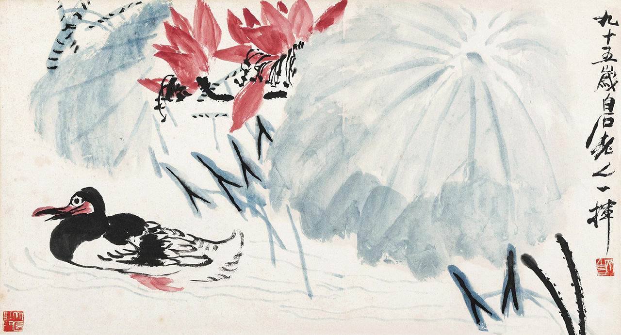 Qi Baishi artwork representing traditional Chinese collecting Qi Baishi artwork representing traditional Chinese collecting